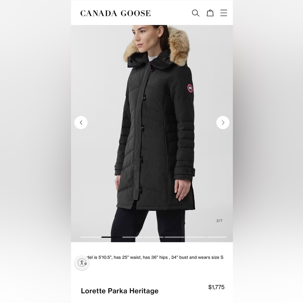 Women’s Canada Goose Lorette Parka Heritage